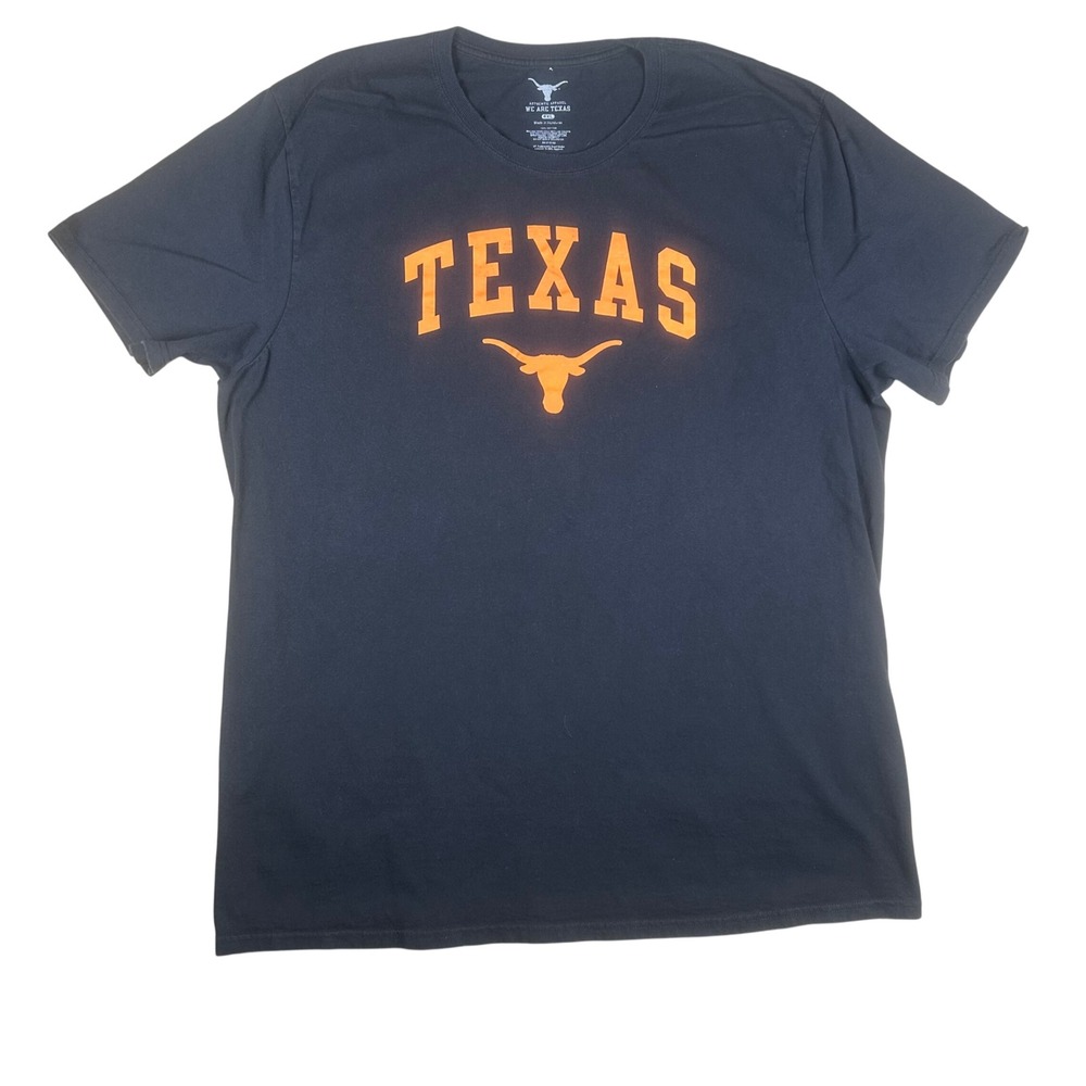 We Are Texas UT Longhorns Mens 4XL Black Graphic T-Shirt Cotton NCAA Football